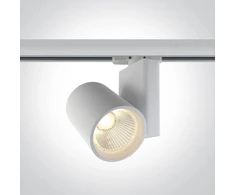 30W LED šviestuvas į bėgelius, baltas, 3000K, 65612NT/W/W