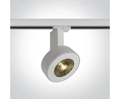 30W LED šviestuvas į bėgelius, baltas, 3000K, 65652T/W/W