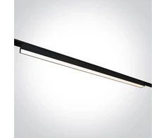 30W LED šviestuvas į magnetines sistemas FLAT, juodas, 3000/4000/5000K, 48V, 120°, 43100FD/B/V