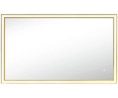 Sieninis šviestuvas 30W LED šviestuvas - veidrodis, anoduoto aukso sp., 3000/4000K, dimeriuojamas, IP44, 25394