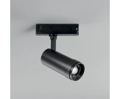 30W LED trifazis bėginis šviestuvas EXPLORER, juodas, CCT