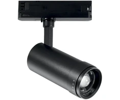 30W LED trifazis bėginis šviestuvas EXPLORER, juodas, 3000K