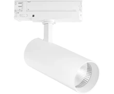 30W LED trifazis bėginis šviestuvas JET, baltas, 3100K