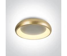 Lubinis šviestuvas 30W LED vidaus plafonas, šlifuoto aukso sp., 2700/3000/4000K, dimeriuojamas, 62134N/BGL/V