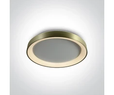 Lubinis šviestuvas 30W LED vidaus plafonas, šlifuoto žalvario sp., 2700/3000/4000K, dimeriuojamas, 62130L/BBS/V