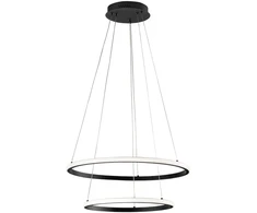 31W LED pakabinamas šviestuvas AXIS, juodas, CCT