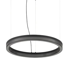 31W LED pakabinamas šviestuvas CROWN, juodas, 3000K, 365008