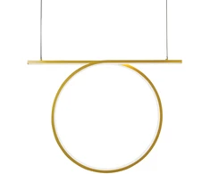31W LED pakabinamas šviestuvas KELSI, aukso sp., 3000K, 4325701