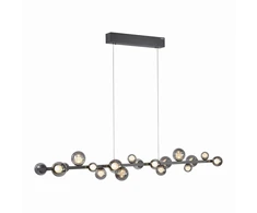 32,4W LED pakabinamas šviestuvas E-POPUP, pilkos sp., 2200-5000K, dimeriuojamas, reguliuojamo aukščio