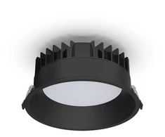 32,5W LED įleidžiamas šviestuvas TECH, juodas, 3000/4000K, dimeriuojamas, IP65, E3987270NDP