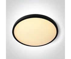 Lubinis šviestuvas 32W LED paviršinis šviestuvas, juodos sp., 2800/3300/4000K, 400mm, UGR19, 62020DU/B/V