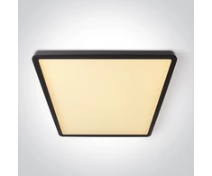 Lubinis šviestuvas 32W LED paviršinis šviestuvas, juodos sp., 2800/3300/4000K, 400x400mm, UGR19, 62020KU/B/V