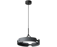 33W LED pakabinamas šviestuvas CURVE, tamsiai pilkas, 3000K