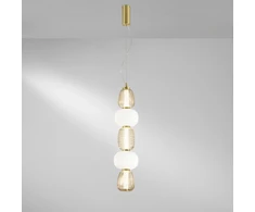 33W LED pakabinamas šviestuvas TOTEM, aukso sp., 3000K