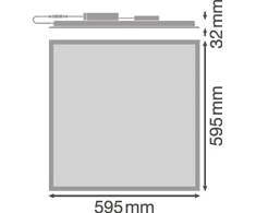 33W LED panelė PANEL COMFORT, 6500K, DALI