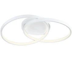 Lubinis šviestuvas 33W LED paviršinis šviestuvas ESPIRAL, baltas, 3000K, dimeriuojamas, 01-2678
