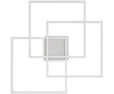 Lubinis šviestuvas Ideal Lux 35W ceiling lamp with 3 lights FRAME, 3000K, transparent
