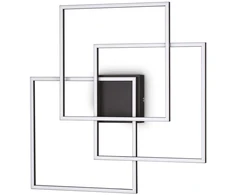 Ideal Lux Lubinis šviestuvas Frame Pl Quadrato Nero