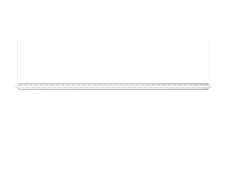 Pakabinamas šviestuvas 34,1W LED pakabinamas linijinis šviestuvas LOOP, baltas, 3000K, 1790mm, dimeriuojamas