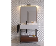 34,32W LED sieninis šviestuvas BARRIO, juodas, 4000K, IP44, 01-2512