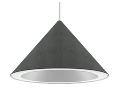 Pakabinamas šviestuvas 34W LED pakabinamas akustinis šviestuvas HOLY 550, baltu korpusu, 3000K