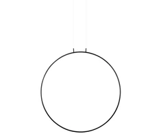 34W LED pakabinamas šviestuvas CIRCULO 100, juodas, 3000K