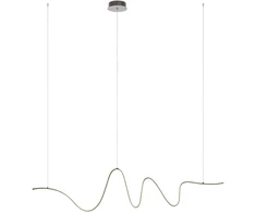 34W LED pakabinamas šviestuvas IMPULS, juodas, 3000K, dimeriuojamas, 01-3620