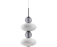 Ideal Lux 34W LED pakabinamas šviestuvas LUMIERE, baltos/juodos sp., 3000K, 314167