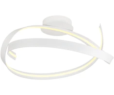 Lubinis šviestuvas 34W LED paviršinis šviestuvas IMPULS, baltas, 3000K, dimeriuojamas, 01-3612