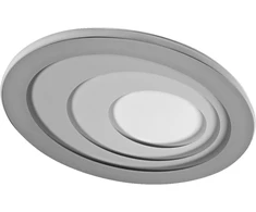 Lubinis šviestuvas 34W LED paviršinis šviestuvas ORBIS SPIRAL, pilkas, 3000K, dimeriuojamas