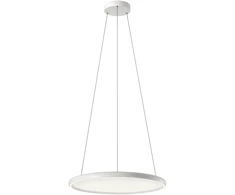 35W + 35W LED pakabinamas šviestuvas VANCE, blizgios baltos sp., dimeriuojamas, 2700/4000/5000K, 01-3938