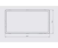 3,5W avarinis/evakuacinis šviestuvas VELLA SC 125 M 1H MT IP44, baltas