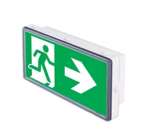 3,5W avarinis/evakuacinis šviestuvas VELLA SO 125 M 1H MT IP44, baltas