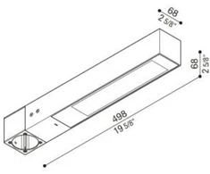 35W LED gatvės šviestuvas FLAG 430 POST, antracito sp., 4000K, 95°