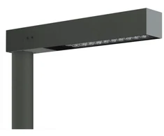 35W LED gatvės šviestuvas FLAG 430 POST, antracito sp., 4000K, 95°