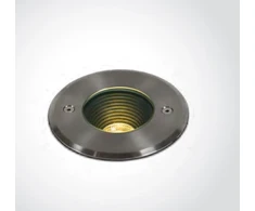 3,5W LED įleidžiamas į žemę lauko šviestuvas, plieno sp., 3000K, IP67, 69070A/W