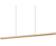 Pakabinamas šviestuvas 35W LED pakabinamas linijinis šviestuvas DORICA, vario sp., 3000K, dimeriuojamas, 366432