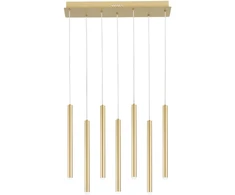 35W LED pakabinamas šviestuvas PYPE, aukso sp., CCT