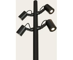 35W LED pastatomas lauko šviestuvas, juodas, 3000K, IP65, E406