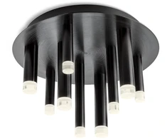 Lubinis šviestuvas 35W LED paviršinis šviestuvas MADISON, juodas, 3000K, 01-2041