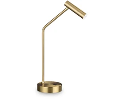 Ideal Lux 3,5W LED stalo šviestuvas EASY, žalvario sp., 3000K, 295541