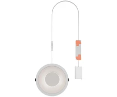 36/30/25W LED įleidžiama panelė COMFORT HIGH EFFICIENCY, balta, 3000K, 60°, UGR19, IP44