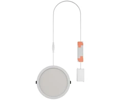 36/30/25W LED įleidžiama panelė COMFORT HIGH EFFICIENCY, balta, 3000K, 100°, DALI2, IP44
