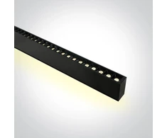 Pakabinamas šviestuvas 36-65W LED pakabinamas linijinis šviestuvas, juodas, 3000/4000/5000K, 38150BU/B/V