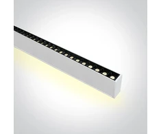 Pakabinamas šviestuvas 36-65W LED pakabinamas linijinis šviestuvas, baltas, 3000/4000/5000K, 38150BU/W/V