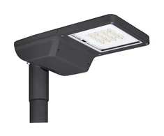 36W LED gatvės šviestuvas FLEX SMALL ZHAGA TOP, tamsiai pilkas, 4000K, DALI, 160x70°