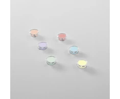 3,6W LED įleidžiamas lauko šviestuvas laiptų apšvietimui RIDER, nikelio sp., RGB, IP67, 6vnt.