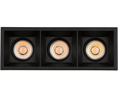 36W LED įleidžiamas šviestuvas MOVE, juodas, 3000/4000K, dimeriuojamas, IP44, E3984179NDT