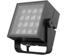 36W LED lauko šviestuvas - prožektorius FLOODLIGHT SQUARE, juodas, 3000K, 30°, DALI, IP66