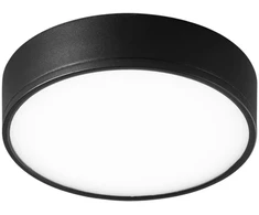 36W LED lubinis šviestuvas KLIO, juodas, 4000K
